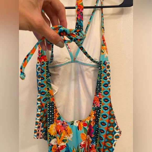 NWOT La Blanca Floral One Piece Swimsuit - Size 10 - Picture 10 of 12
